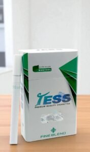 Tess Green hard pack cigarettes 🚬