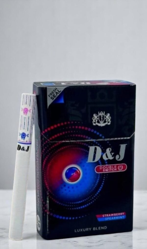 D&J Double Strawberry & Spear Mint (2เม็ดบีบ) - Image 2