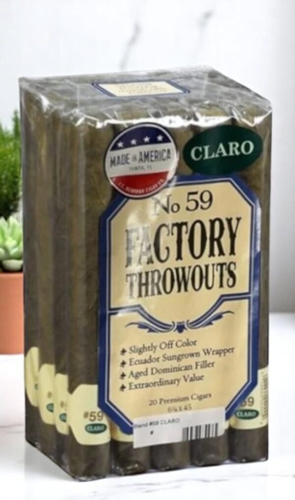 Factory Throwouts No.59 Claro 6½x45 (20มวน)