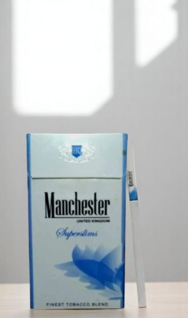 บุหรี่นอก Manchester Blue Slims - Image 2