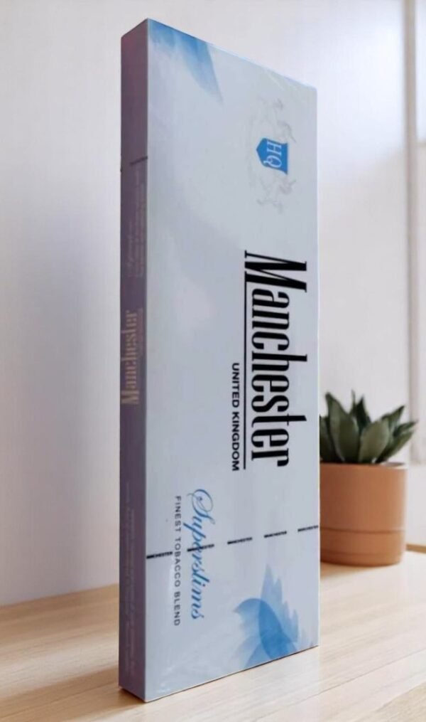 บุหรี่นอก Manchester Blue Slims