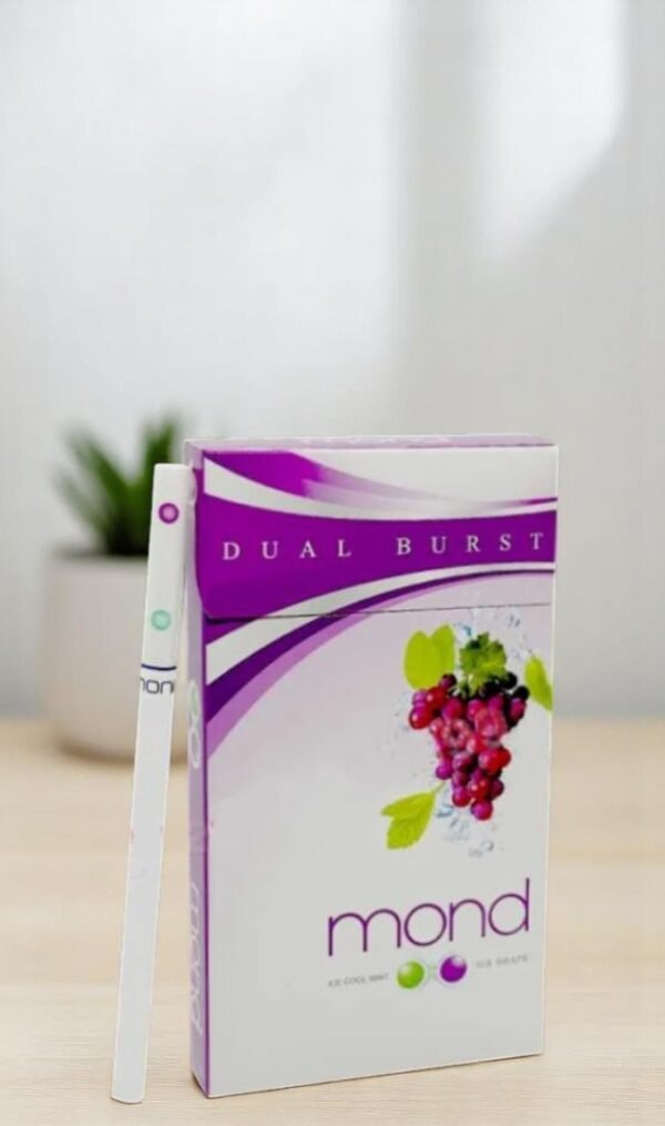 Mond Dual Burst Ice Grape+Ice Cool Mint (2เม็ดบีบ) - Image 2