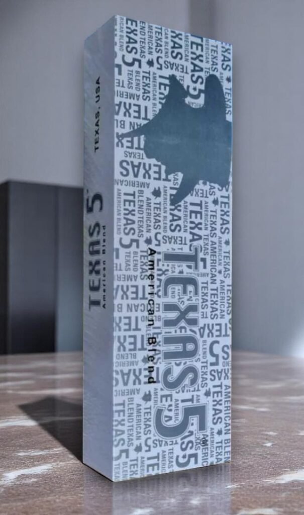 Texas 5 Silver Cigarettes