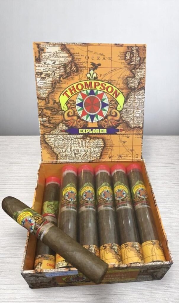 Thompson Explorer Flavors Gordito Habano Cherry Tubos 6×60 cherry flavor
