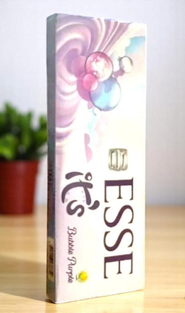 Esse Bubble Purple (1 เม็ดบีบ) มีรสชาติและกลิ่นเป็นอย่างไร?