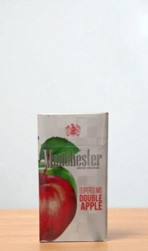 ซื้อ Manchester Superslims Double Apple 🍏💸, ราคา Manchester Superslims 🚬💵