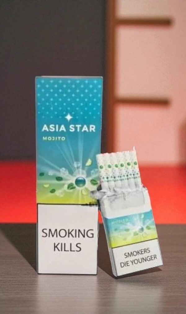 ASIA STAR MOJITO ซองแข็ง บุหรี่เมนทอลเย็นฉ่ำ ❄️