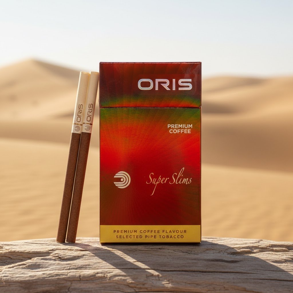 บุหรี่ Oris Premium Coffee มวนซุปเปอร์สลิม กลิ่นกาแฟพรีเมียม นำเข้าจาก U.A.E.