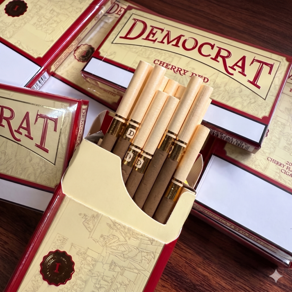 ราคา 100s Democrat มวน เชอร์รี่