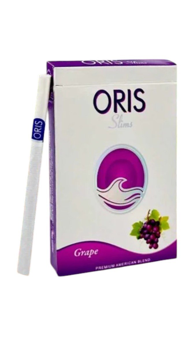 Oris Grape บุหรี่นอกกลิ่นองุ่น มวนซูเปอร์สลิม หอมฉ่ำพรีเมียมจาก U.A.E product photo