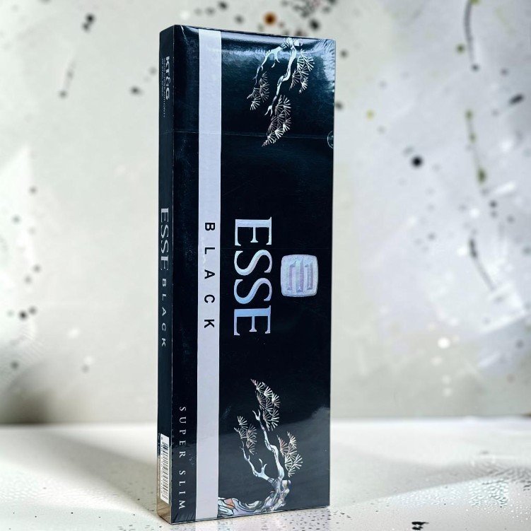 บุหรี่นอก Esse Black Super Slims (1คอตตอน) พร้อมส่ง