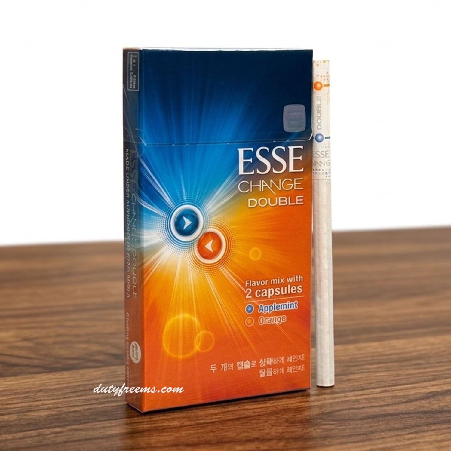 บุหรี่ Esse Change Double Orange Slims (2เม็ดบีบ)